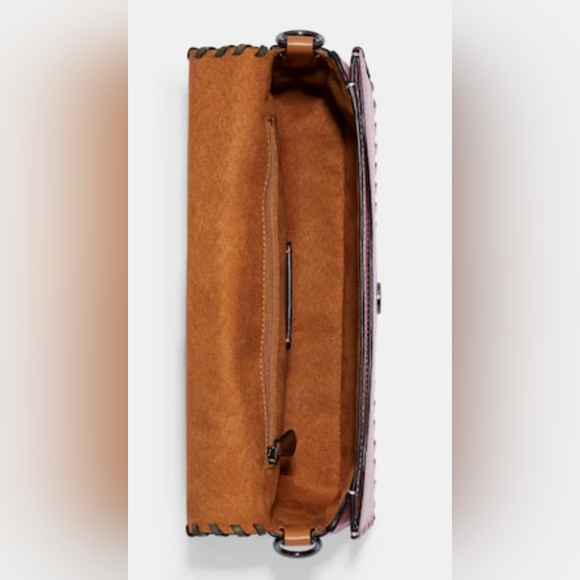 Coach, NWOT, Georgie Shoulder Bag in Colorblock with Whipstitch - Picture 3 of 10